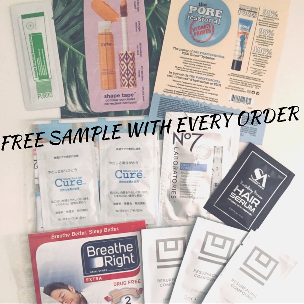 FREE WITH ANY ORDER OVER $15